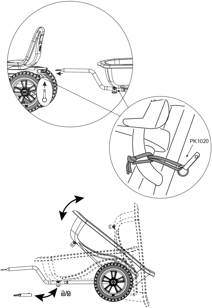 EXIT 23804040 Spider Race Pedal Go Kart Trailer - FIG 4