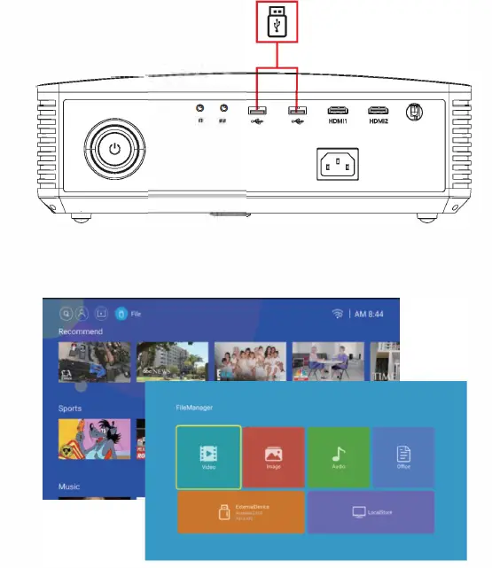 ZEBRONICS Smart LED Projector-fig10