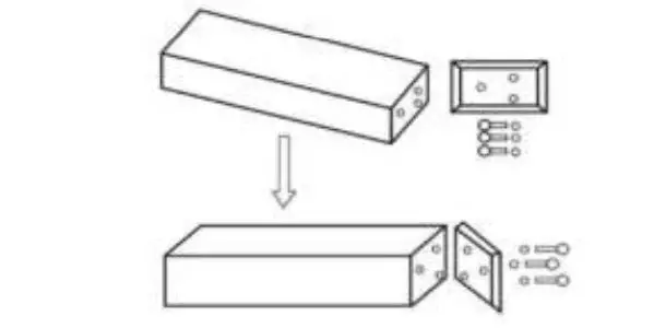 ICES IBT-6 Speakertower with Bluetooth, FM radio and USB - Setting up the speaker tower -Attaching the base
