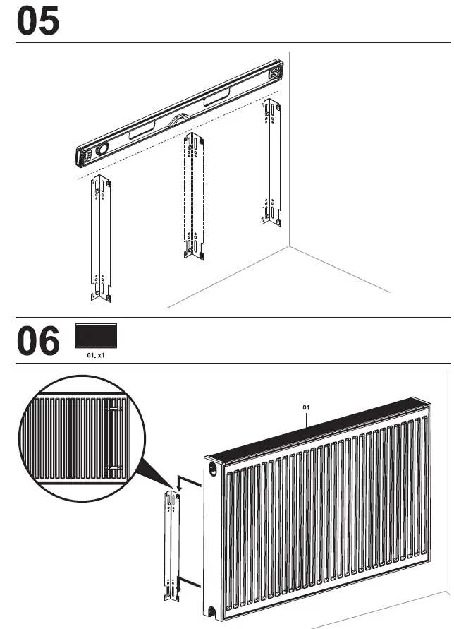 flomasta 4523BTU 22 Double-Panel Double Convector Radiator FIG6