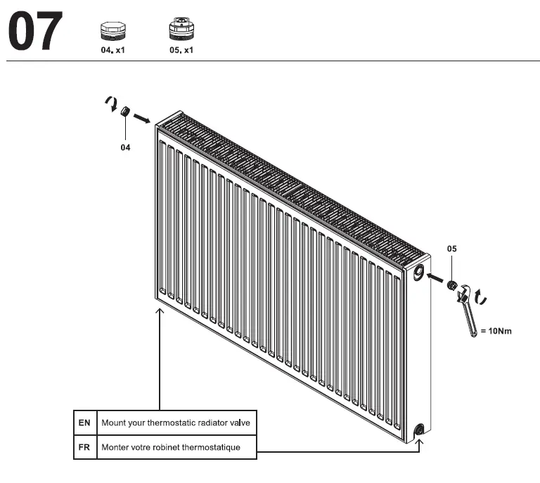 flomasta 4523BTU 22 Double-Panel Double Convector Radiator FIG7