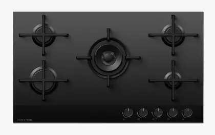 FISHER PAYKEL CG905DLPGB4 90cm Gas on Glass Hob