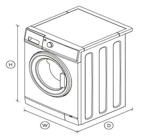FISHER-WH2424F1-Front-Load-Washer-with-Timer-Saver-fig-1