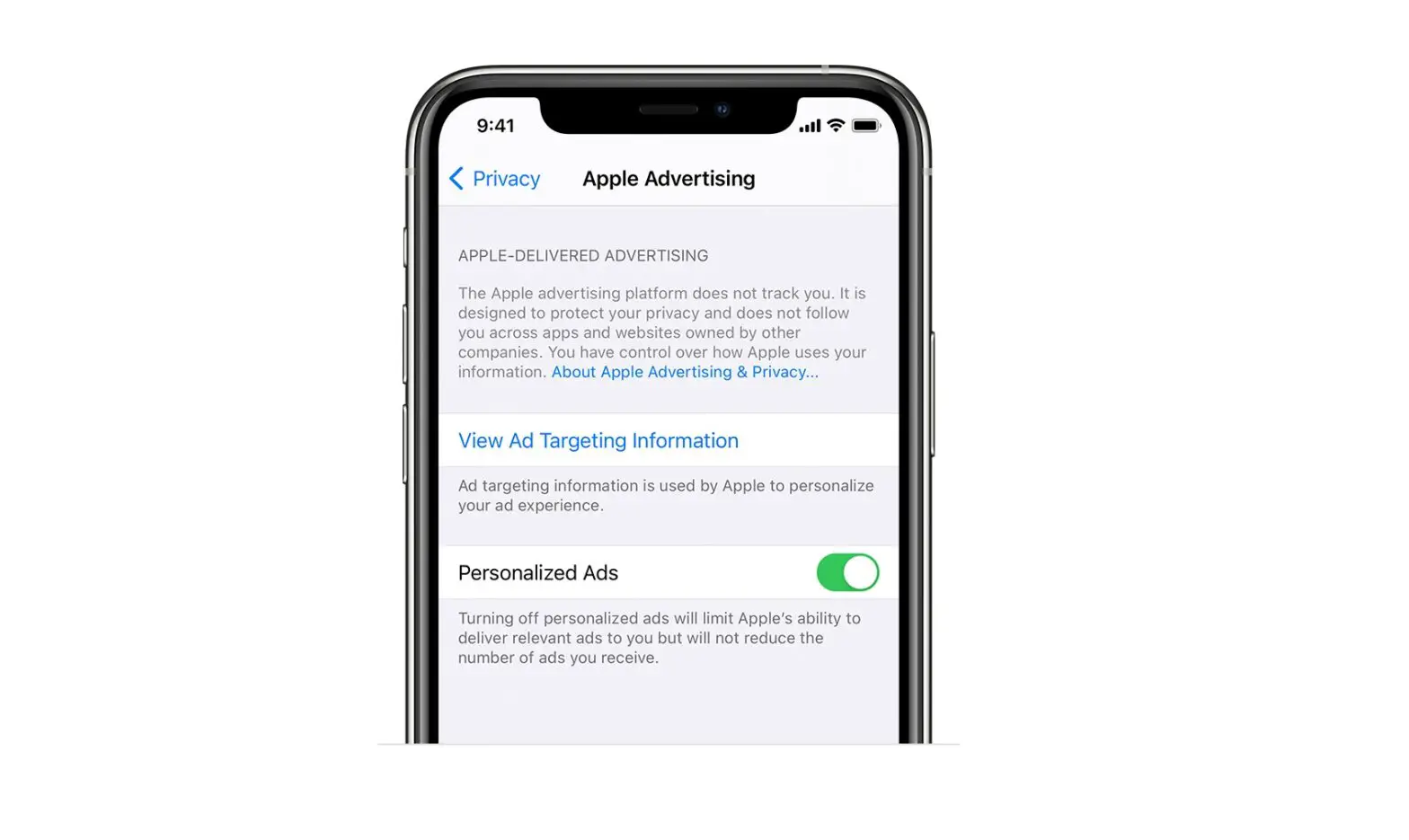 Control How Apple Delivers Advertising To You On Ipod Touch