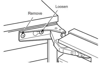 GE APPLIANCES UCC15 Ice machine - door