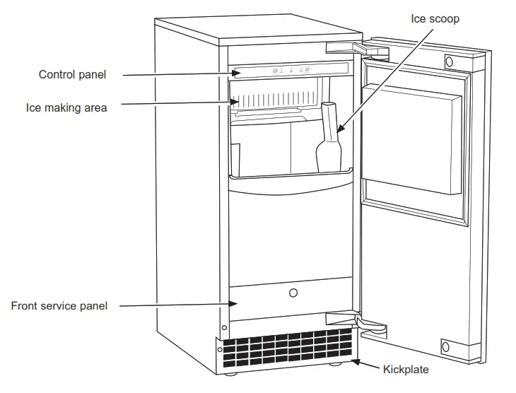 GE APPLIANCES UCC15 Ice machine - fig