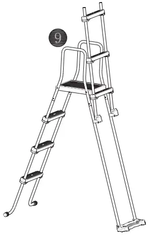 Steinbach 011050 Safety Ladder for Pools Up 90 cm - 13