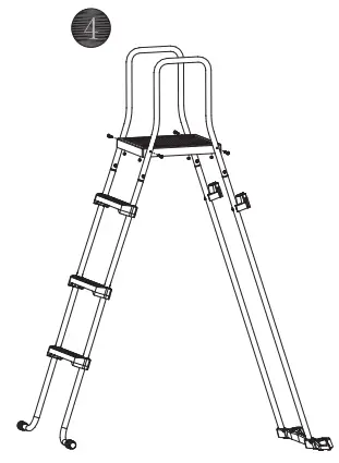 Steinbach 011050 Safety Ladder for Pools Up 90 cm - 5