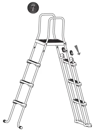 Steinbach 011050 Safety Ladder for Pools Up 90 cm - 9