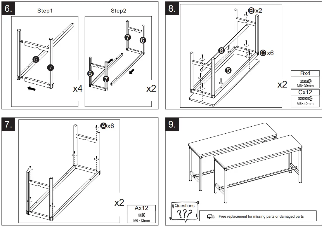 HOMOOI-H07C1120L-Dining-Table-Set-FIG-4