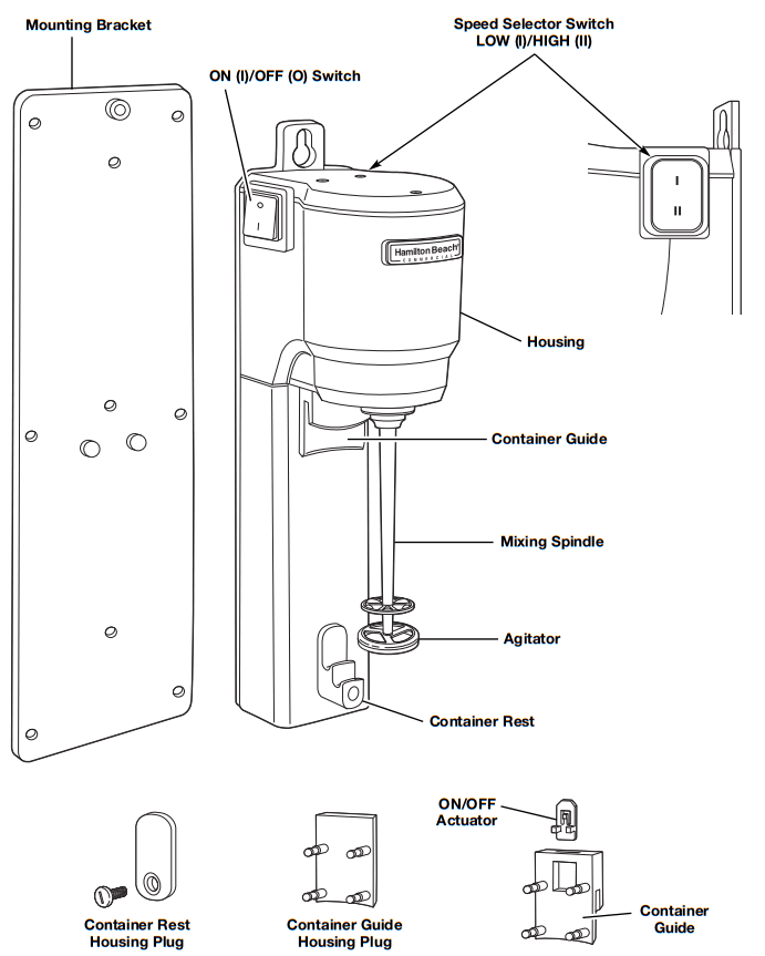 Hamilton Beach HMD300 Drink Mixer - Fig