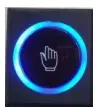ALL SECURITY EQUIPMENT FAS-TLEBR Touchless Exit Button with Remote and Receiver TLEBR-4
