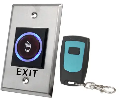 ALL SECURITY EQUIPMENT FAS-TLEBR Touchless Exit Button with Remote and Receiver TLEBR-pro