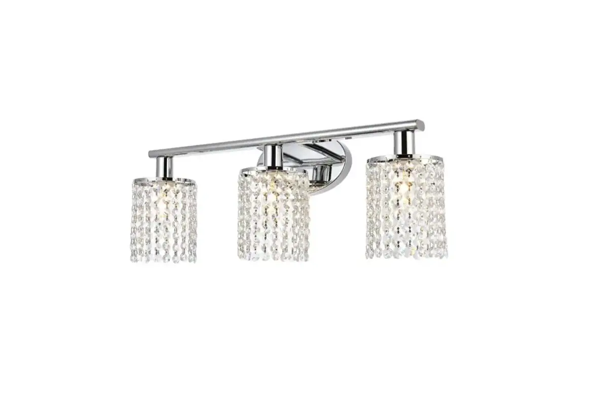 Yansun H-wl009-2 20.87 Inch 3-light Matte Black Vanity Wall Lamp With Crystal Shade Instruction Manual Yansun H-wl009-2 20.87 Inch 3-light Matte Black Vanity Wall Lamp With Crystal Shade Instruction Manual