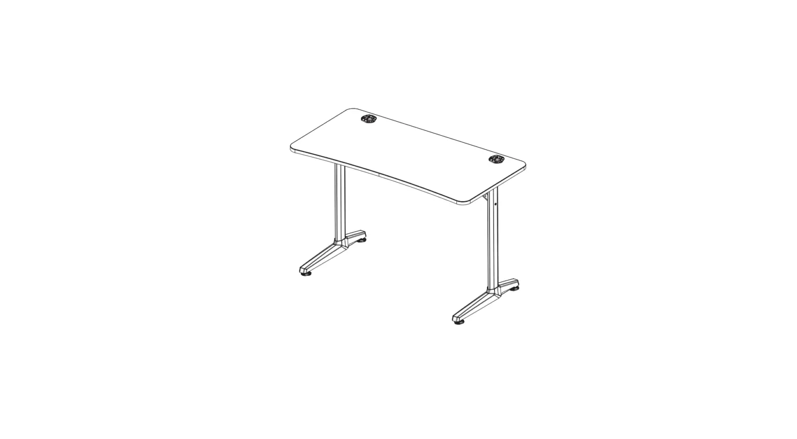 Eureka Ergonomic Gip 60 Inch Gaming Desk Instruction Manual Eureka Ergonomic Gip 60 Inch Gaming Desk Instruction Manual