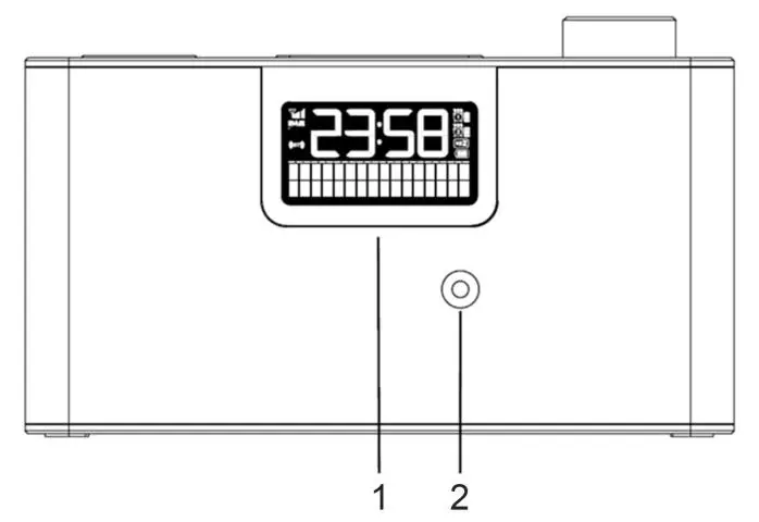 soundmaster DAB 700 Portable Radio - LOCATION OF CONTROLS 1