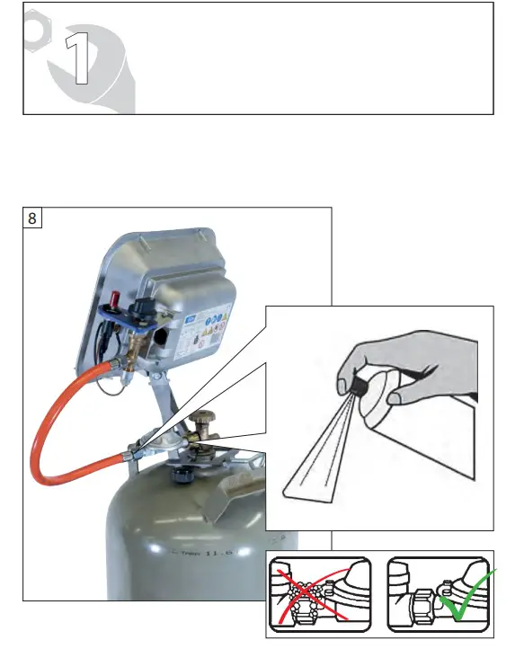 Gude GHS 4200 PIEZO Gas Heater - Figure 6