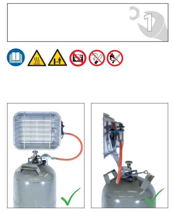 Gude GHS 4200 PIEZO Gas Heater - Figure 7