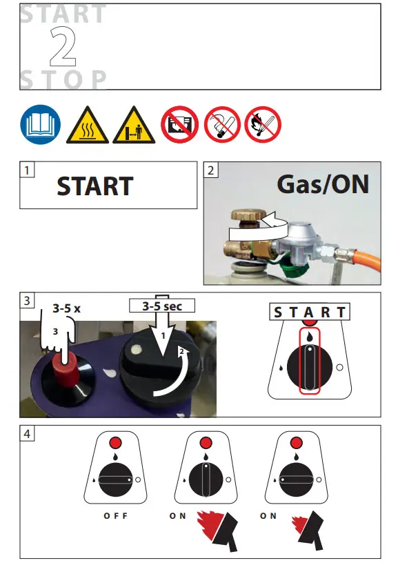 Gude GHS 4200 PIEZO Gas Heater - Figure 8