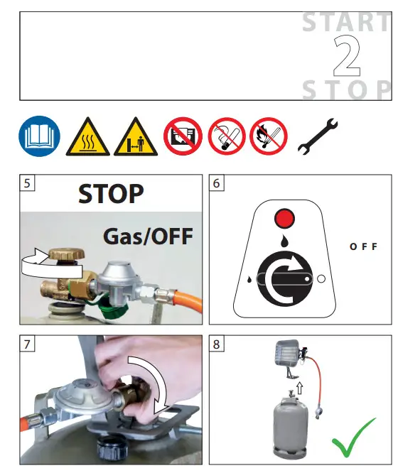Gude GHS 4200 PIEZO Gas Heater - Figure 9