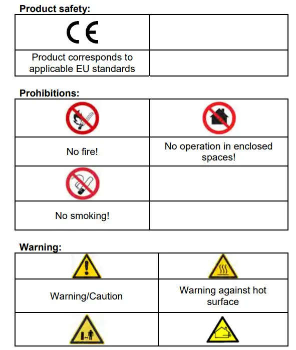 Gude GHS 4200 PIEZO Gas Heater - icon 9