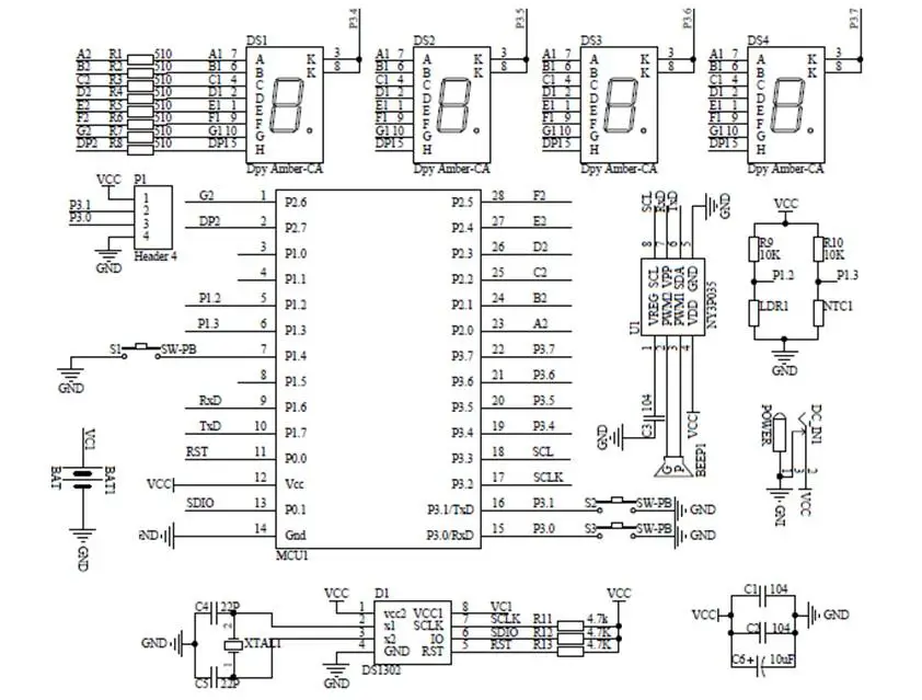 ICSTATION-HU-012BT-Voice-Digital-Electronic-Clock-DIYKit-01