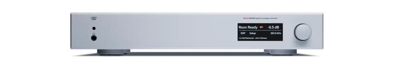 Weiss Dac501/dac502 Audiophile User Guide Weiss Dac501/dac502 Audiophile User Guide