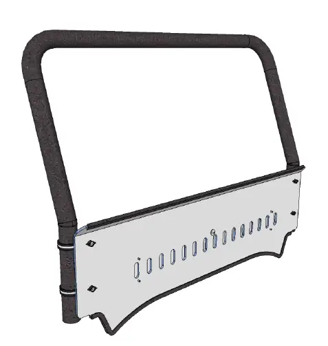 FALCON-RIDGE KU-RTV900-WD05 Kubota-RTV900-2 Piece-Aero-Vent Lexan-Windshield-FIG-5