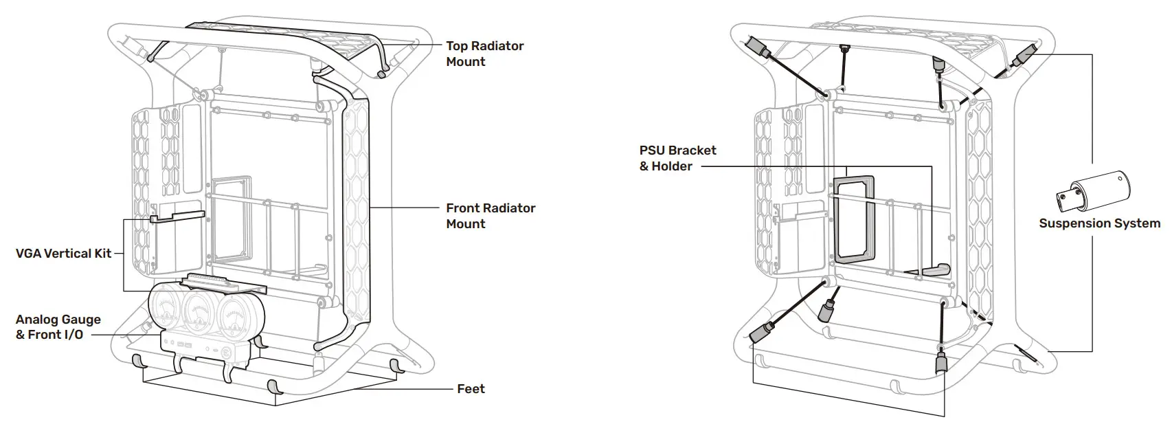 EVGA E1 Carbon Fiber Frame - Figure 1