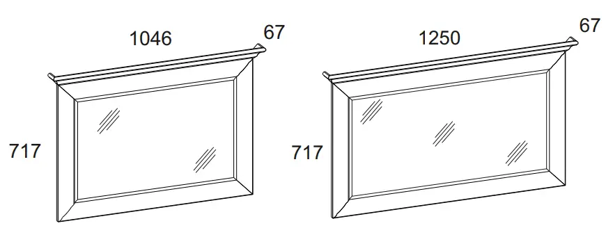 anrex Tiffany 100 Mirror - fig