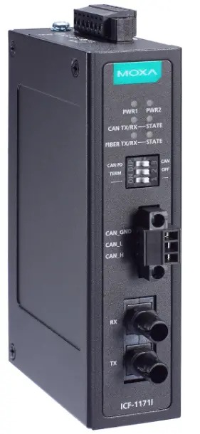 MOXA ICF-1171I Series Fieldbus-to-Fiber Converters PRODUCT