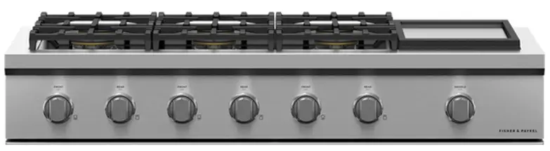 FISHER PAYKEL CPV3 486GDN 48 Inch Griddle Gas Rangetop-