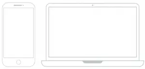 Smartphone, computer or tablet