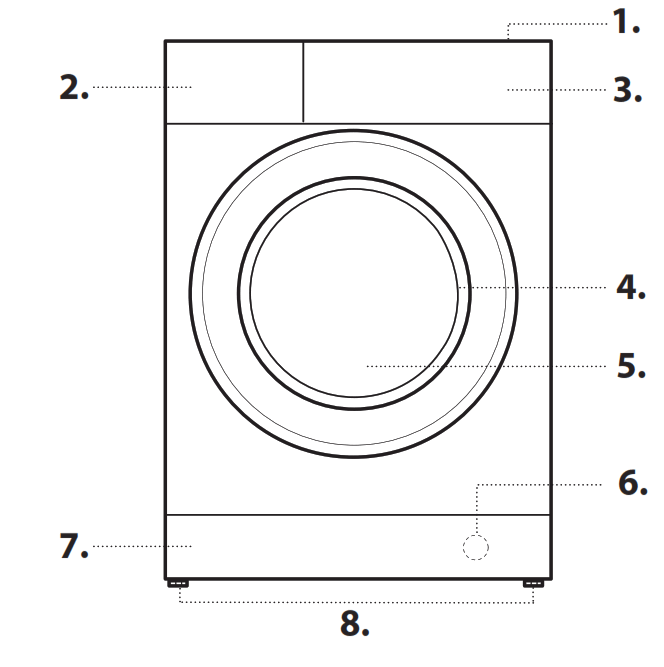 Hotpoint NSWF 845C Washing Machine - fIG1
