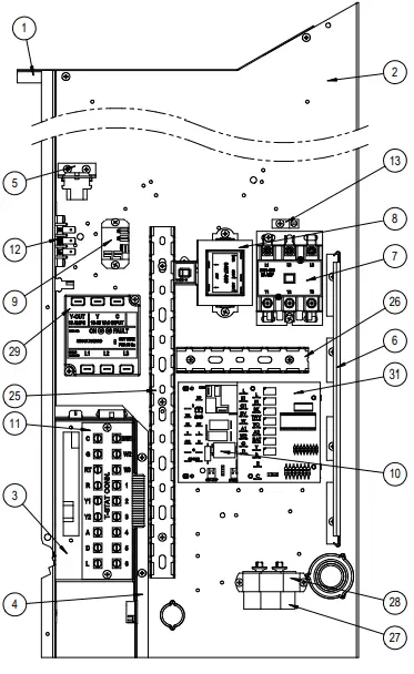 Bard W18HB-A W24HB-A W24HB-B W24HB-C W24HBDA W24HBDB-460 VOLT 3 PHASE UNITS