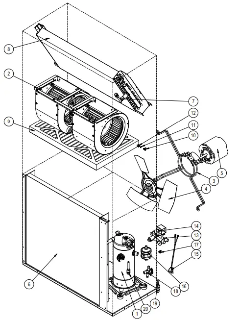 Bard W18HB-A W24HB-A W24HB-B W24HB-C W24HBDA W24HBDB-FUNCTIONAL COMPONENTS