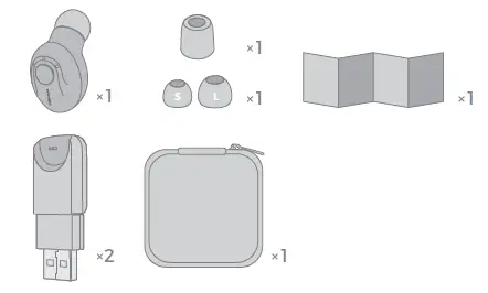 REDZEO EM16 Mini Wireless Headset 1