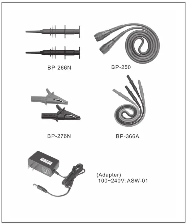PINTECH DP 30K High Voltage Differential Probe - Accessories 1