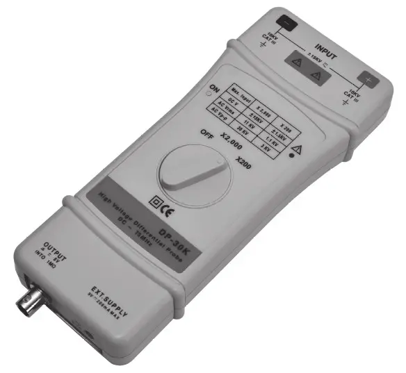 PINTECH DP 30K High Voltage Differential Probe - Cover