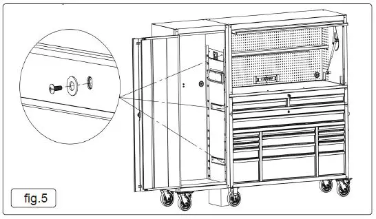 SEALEY-AP6115BE-Modular-Storage-System-fig-4