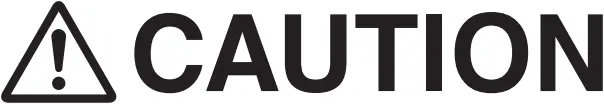TOA IP-A1PC238 - Caution 1