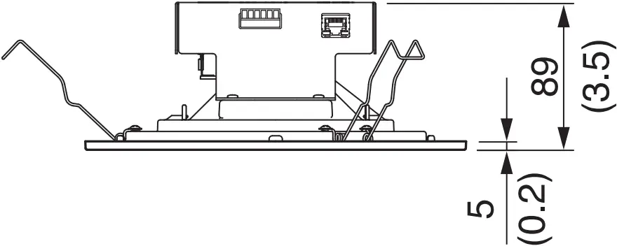 TOA IP-A1PC238 - DIMENSIONAL DRAWINGS 3a