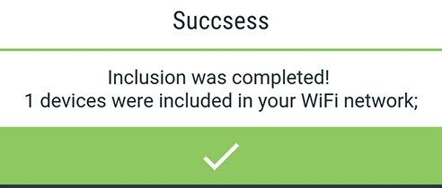 Shelly Motion Sensor WiFi Detector - WiFi network you will