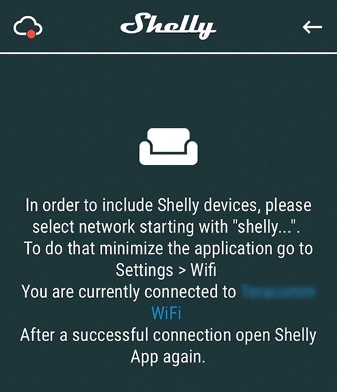 Shelly Motion Sensor WiFi Detector - following scree