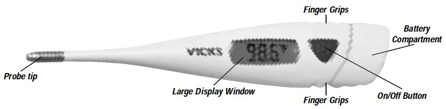 Vicks Digital Thermometer V900/v901 Instruction Manual