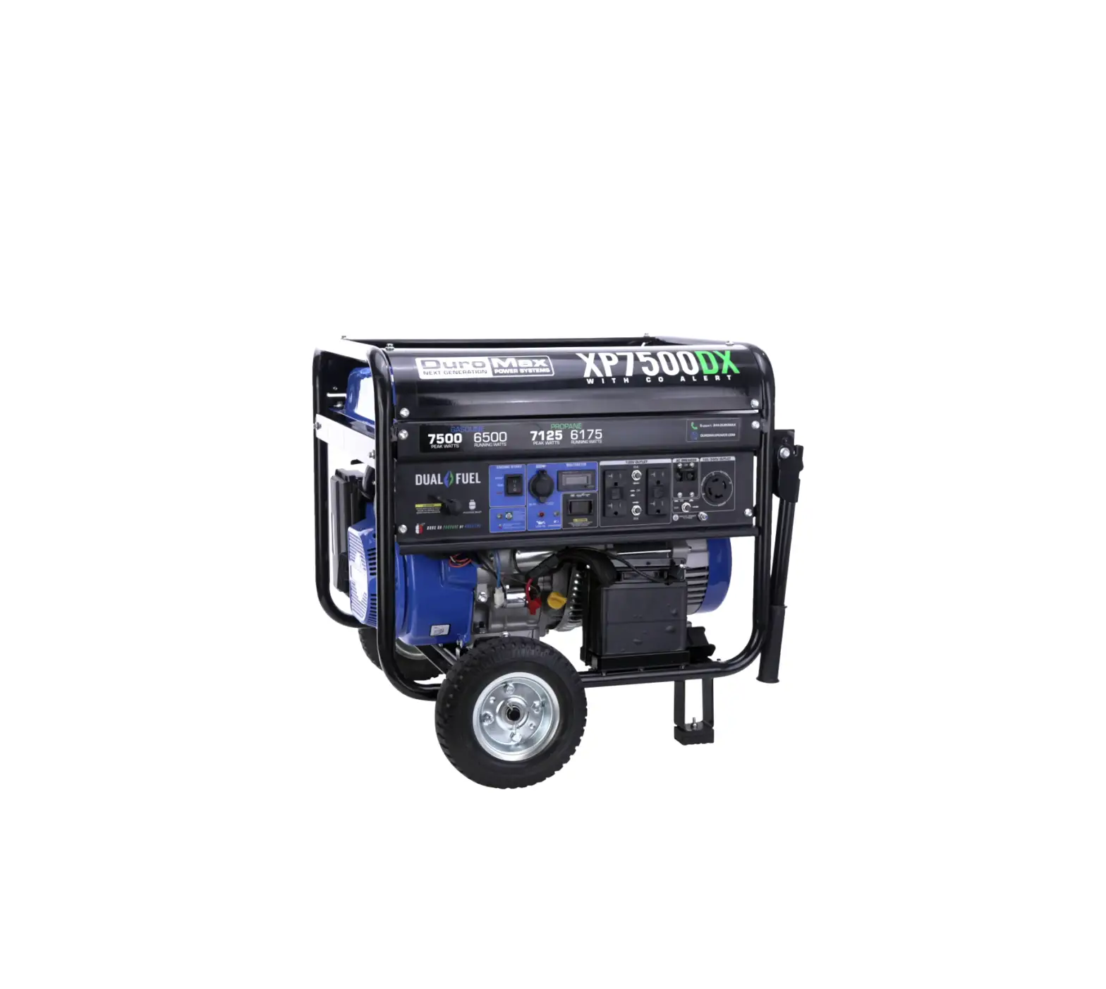 Duromax Xp7500dx Dual Fuel Portable Generator Owner's Manual