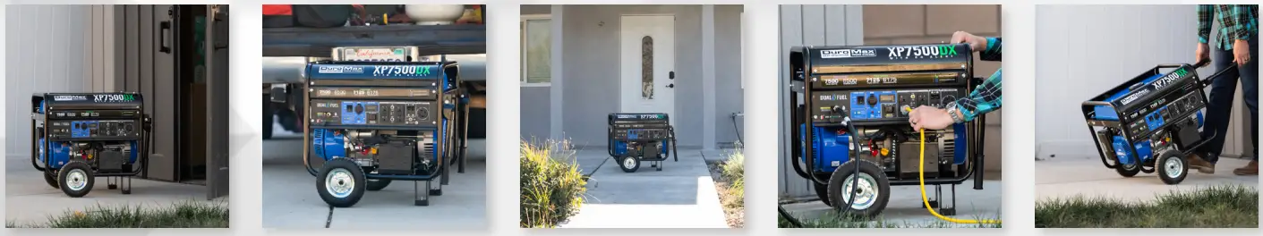 XP7500DX Dual Fuel Portable Generator