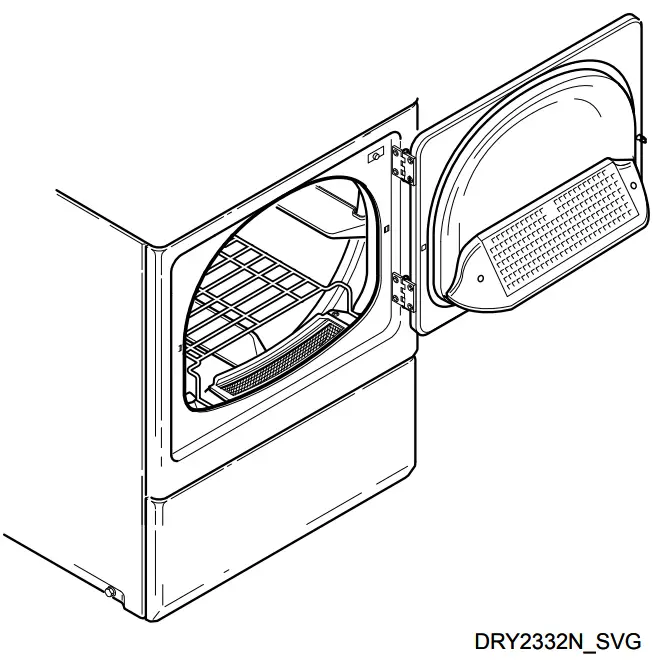 Speed Queen D516891ENR4 7 0 Cu Ft White Electric Dryer - Fig 3