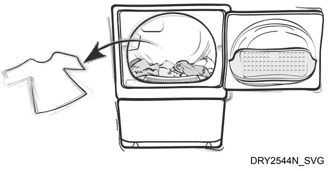 Speed Queen D516891ENR4 7 0 Cu Ft White Electric Dryer - Fig 6