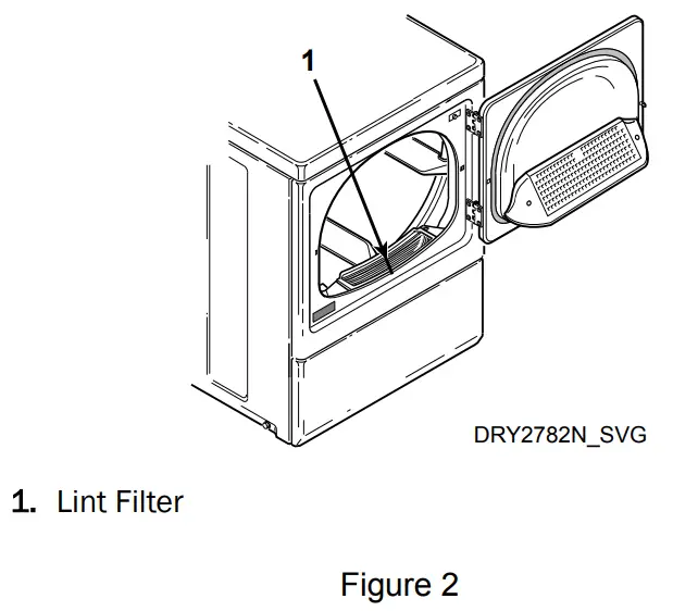 Speed Queen D516891ENR4 7 0 Cu Ft White Electric Dryer - Fig 7